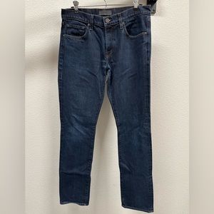 J Brand “Kane” straight-leg blue jean. Size 32.